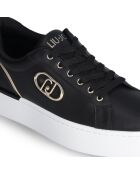 Hübsche schwarze Ledersneaker