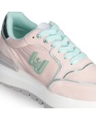 Baskets Amazing en cuir turquoise