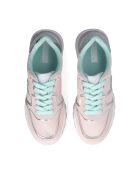 Baskets Amazing en cuir turquoise