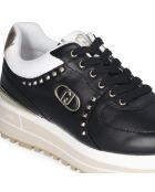 Baskets Maxi en cuir noires