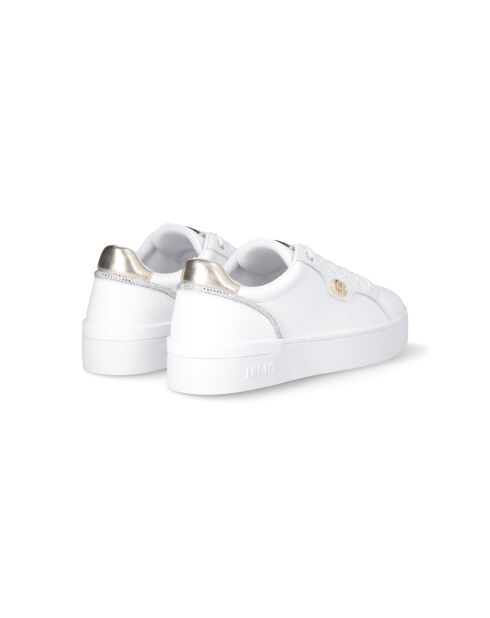 Baskets en Cuir Silvia blanches