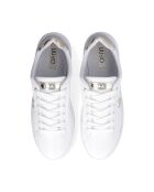 Baskets en Cuir Silvia blanches