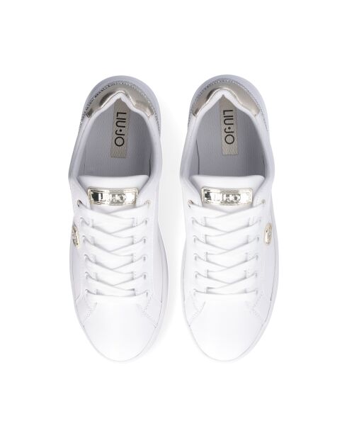 Baskets en Cuir Silvia blanches