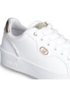 Baskets en Cuir Silvia blanches