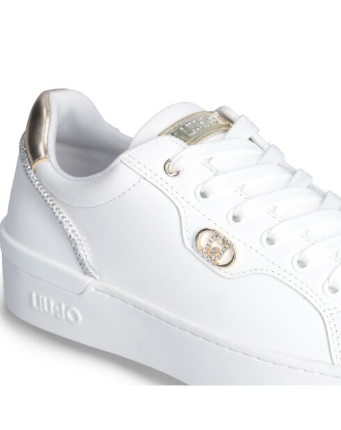 Baskets en Cuir Silvia blanches