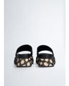 Sandales plates Frida noire