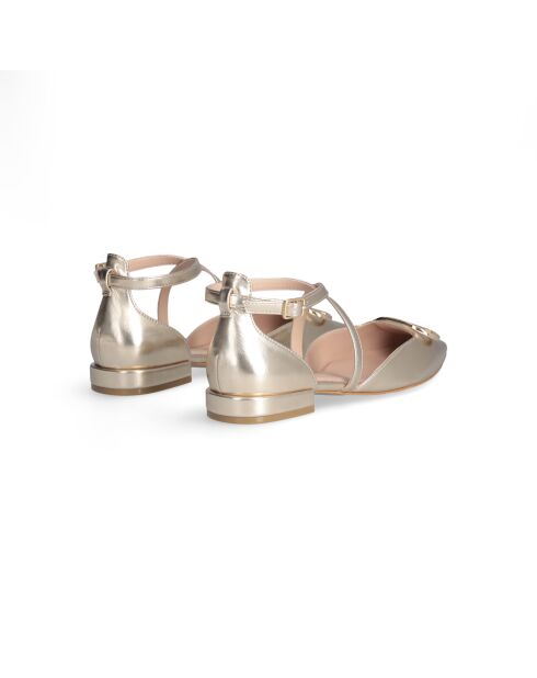 Sandales à talon Viola or clair