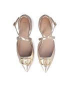 Sandales à talon Viola or clair