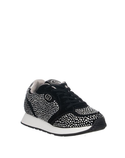 Baskets Vibe en cuir noires