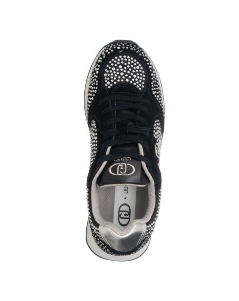 Baskets Vibe en cuir noires