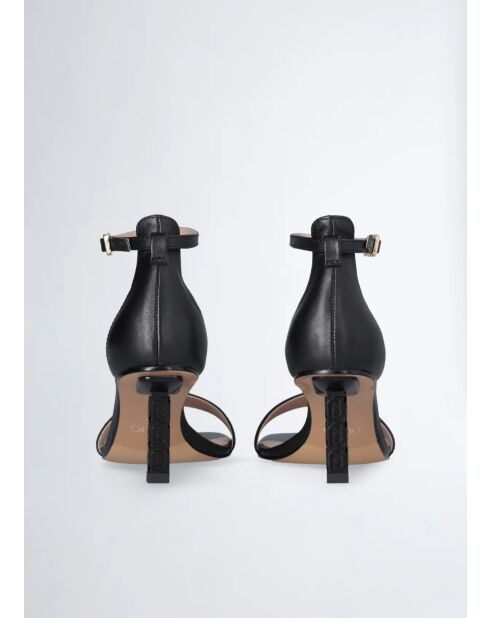 Sandales à talon en Cuir Ale noires