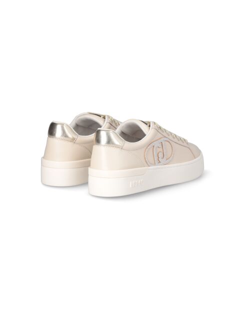 Baskets Silvia en cuir beurre