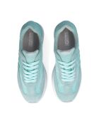 Baskets Dreamy en cuir émeraude