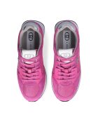 Baskets Vibe en cuir roses