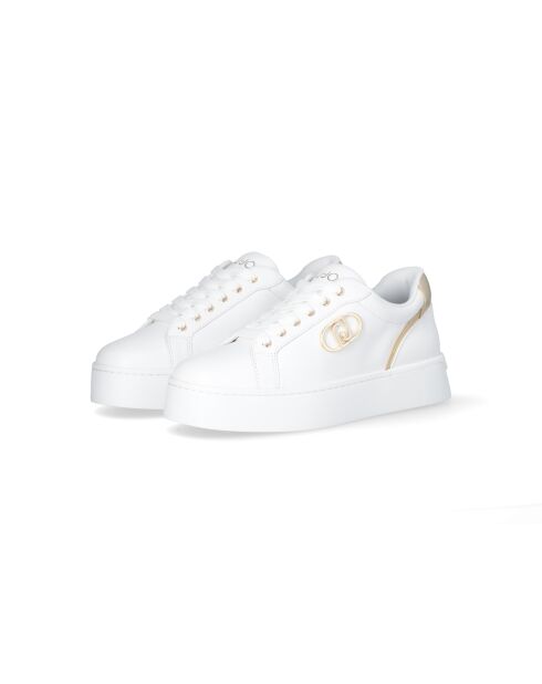 Hübsche weiße Ledersneaker