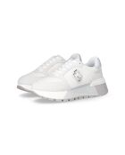 Baskets Amazing en cuir blanc et argent