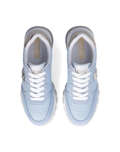 Baskets Amazing en cuir bleues