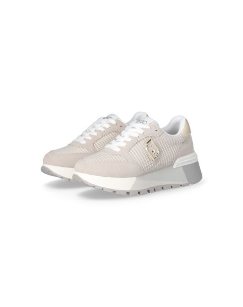 Tolle goldene Ledersneaker