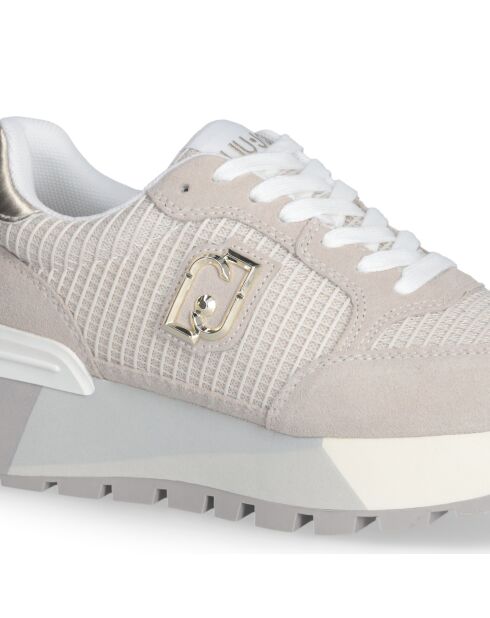 Tolle goldene Ledersneaker