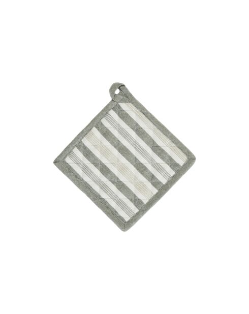 Set de delantal, guante de cocina y soporte para ollas Arthur Green