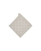 Set de delantal, guante de cocina y agarradera Chambray en color topo