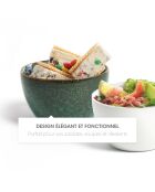 Ciotola in porcellana verde azzurro - 500 ml