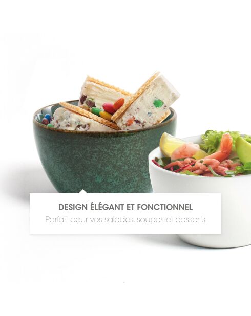 Ciotola in porcellana verde azzurro - 500 ml