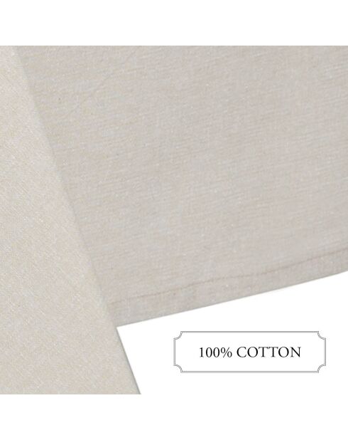 Mantel cambray taupe