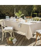 Mantel cambray taupe