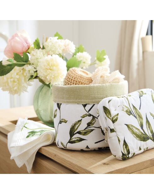 Cestino per pane bianco Natur'elle - 20x21 cm