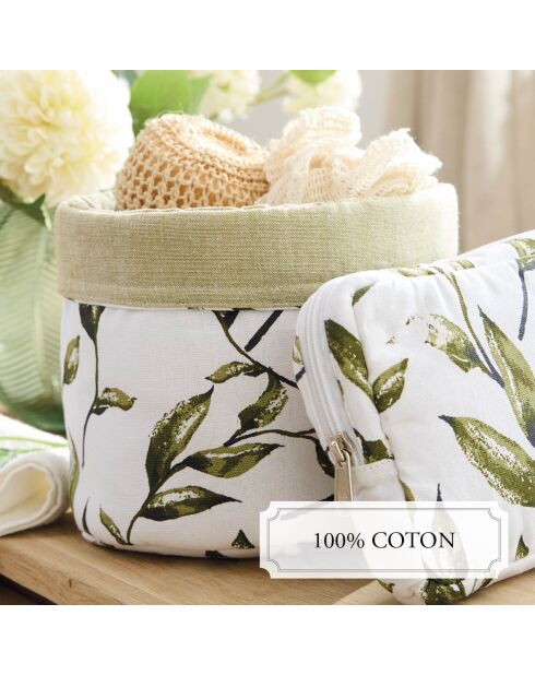 Cestino per pane bianco Natur'elle - 20x21 cm