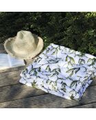 Natur'elle wit vloerkussen - 45x45x10 cm