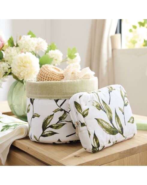 Pochette Natur'elle bianca - 14x20 cm