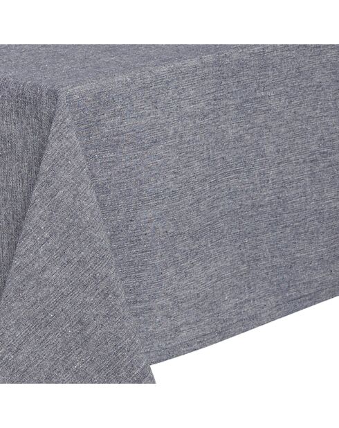 Chambray donkerblauw tafelkleed
