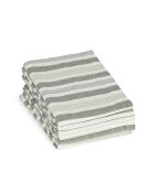 Set de 6 serviettes Arthur vert - 40x40 cm