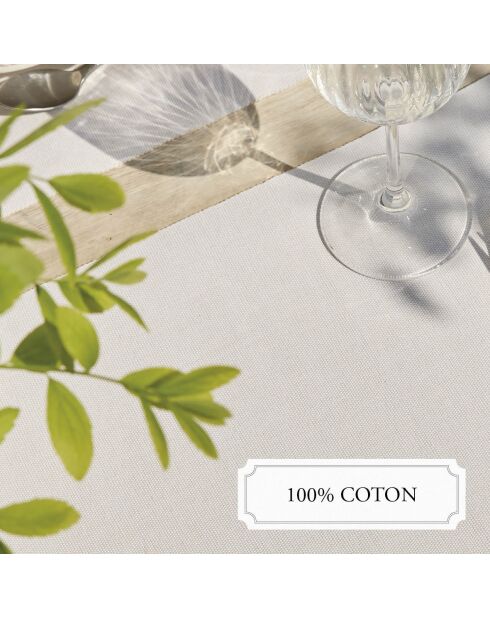 Ensemble de 4 sets de table Chambray taupe - 40x35 cm