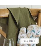 Set de 3 paños de cocina Uni verde claro - 50x70 cm