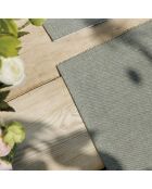 Set di 4 tovagliette Chambray verde scuro - 40x35 cm