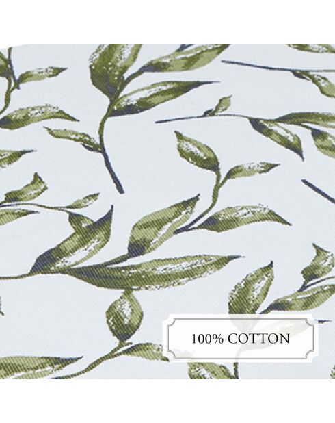 Set de 6 serviettes natur'elle blanc - 40x40 cm