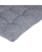 Cojín de silla Chambray azul oscuro - 40x40x3 cm