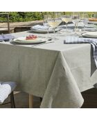 Mantel verde oscuro Chambray