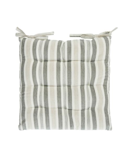 Arthur grünes Stuhlkissen - 40x40x3 cm