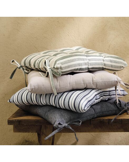 Arthur grünes Stuhlkissen - 40x40x3 cm