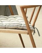 Arthur grünes Stuhlkissen - 40x40x3 cm