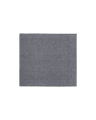 Set van 4 donkerblauwe Chambray placemats - 40x35 cm