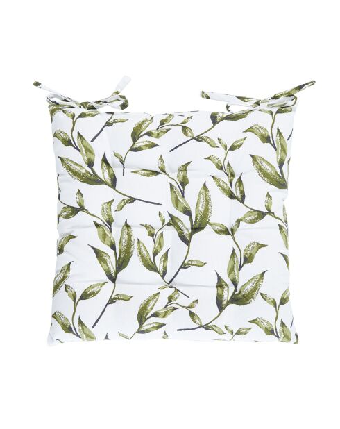 Natur'elle stoelkussen wit - 40x40x3 cm