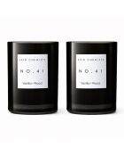 Luxus-Kerzenset aus Vanille und Holz, Nr. 41, 2 x 200 g
