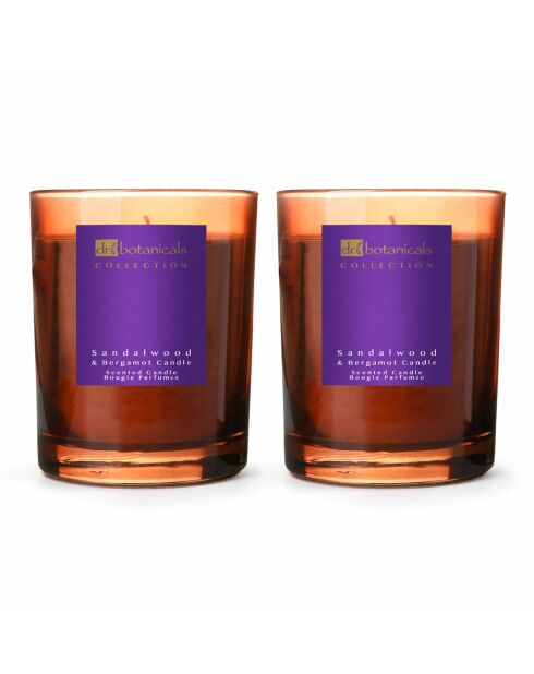 Coffret Harmonie Bois de Santal et Bergamote - 2 x 200 g