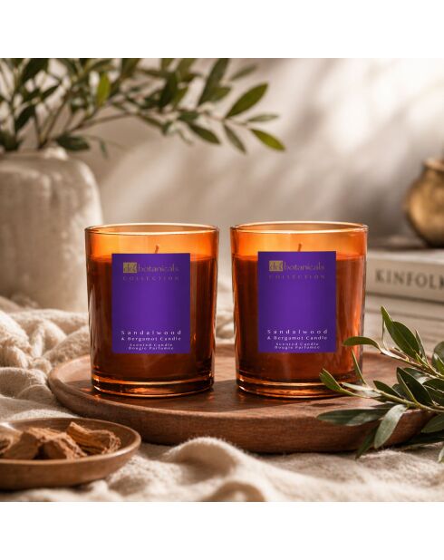 Coffret Harmonie Bois de Santal et Bergamote - 2 x 200 g
