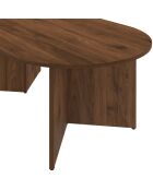 Gabin Couchtisch mit Walnusseffekt - 110x60 cm